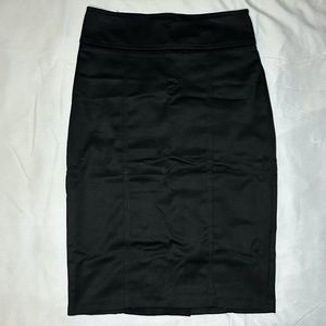 Forever 21 Knee Length Black Skirt